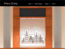 Tablet Screenshot of marygriep.com